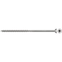 fischer Spanplattenschraube PowerFast II 6,0x100 Senkkopf TX 100 Stück, mit Teilgewinde, Edelstahl A2