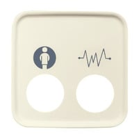 0 Zentralscheibe Diagnostik-/Steckkontakt, Abdeckung weiß, Retail