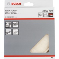 Bosch Professional Lammfellscheibe, Ø 160mm, 2 Stück, Schleifscheibe für Exzenterschleifer
