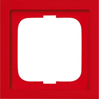 Busch-Jaeger Abdeckrahmen zum Abdecken von Schaltern, Tastern und Steckdosen, Abdeckung rot, Retail