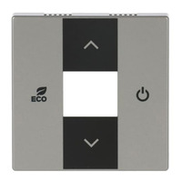 Busch-Jaeger Zentralscheibe RTR, Abdeckung edelstahl, Retail