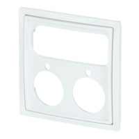 Busch-Jaeger Zentralscheibe, Rahmen weiß, Retail