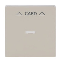 Busch-Jaeger Zentralscheibe für Cardschalter, Abdeckung weiß, Retail