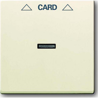 Busch-Jaeger Zentralscheibe für Cardschalter, Abdeckung weiß, Retail