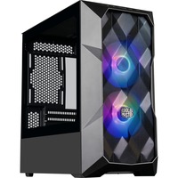 Cooler Master MasterBox TD300 Mesh, Tower-Gehäuse schwarz, Tempered Glass