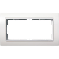 Gira Abdeckrahmen 2-fach ohne Montagerahmen für rws Event weiß, Retail