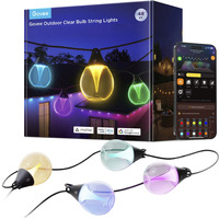 Govee Lichterketten für den Außenbereich mit transparenten Lampen 