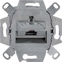 Merten Universal-Anschluss-Einsatz 8-polig Kategorie 6A mit Schraubbefestigung und LSA-Anschluss, Steckdose Retail