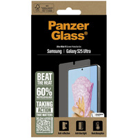 PanzerGlass All-in-One Displayschutz , Schutzfolie transparent, Samsung Galaxy S25 Ultra, Ultra Wide Fit, EasyAligner