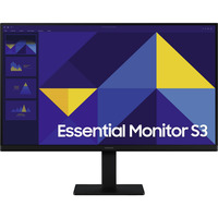 SAMSUNG Essential S27D304GAU, LED-Monitor 68.6 cm (27 Zoll), schwarz, FullHD, IPS, HDMI, VGA, 100Hz Panel