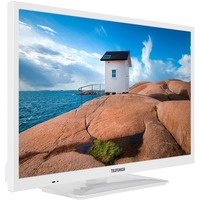 Telefunken XH24SN550MV-W, LED-Fernseher 60 cm (24 Zoll), weiß, WXGA, Triple Tuner, HDR