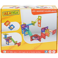 VEDES LED Magnet Kugelbahn, 49 Teile 