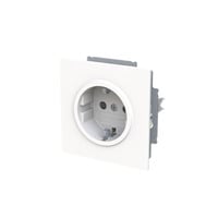 0 Schutzkontaktsteckdose Schutzkontakt Safety Plus weiß, Retail