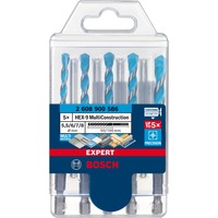 Bosch Professional EXPERT HEX-9 MultiConstruction Bohrer-Satz, 5-teilig Ø 5,5 / 6 / 7 / 8mm