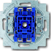 Busch-Jaeger Ausschalter Einsatz zweipolig blau, Retail