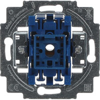 Busch-Jaeger Ausschalter Einsatz zweipolig blau, Retail