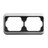 Busch-Jaeger Rahmen zwei-fach alpha waagerecht titan, Retail