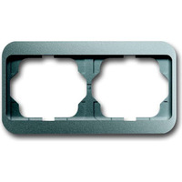 Busch-Jaeger Rahmen zwei-fach alpha waagerecht titan, Retail