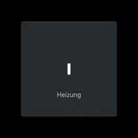 Busch-Jaeger Wippe mit roter Kalotte schwarz, Retail