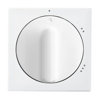 Busch-Jaeger Zentralscheibe für Dreistufen-Drehschalter 2542 Drehgriff 02-914, Abdeckung weiß, Retail