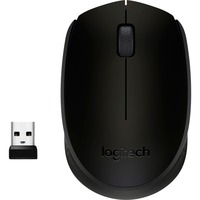 Logitech B170 Wireless, Maus schwarz, 3 Tasten, für Links- und Rechtshänder, kompatibel mit PC/Mac