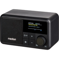 Medion Life S66822 tragbares DAB+ Radio  schwarz, UKW-Radio, Integrierter Akku