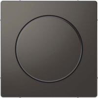 Merten Zentralplatte mit Drehknopf für Dimmer, Typ MEG5250-6034, lackierter Thermoplast anthrazit, Retail