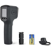 Ooni Digitales Infrarot-Thermometer schwarz, Display mit Hintergrundbeleuchtung