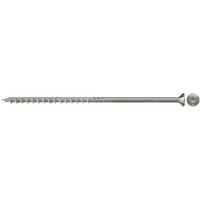fischer Spanplattenschraube PowerFast 6,0x140 Senkkopf TX 100 Stück, mit Teilgewinde, Edelstahl A4