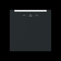 Busch-Jaeger Zentralscheibe Cardschalter Radiofrequenz-Identifikation 1792 RFID-45M, Abdeckung schwarz, Retail