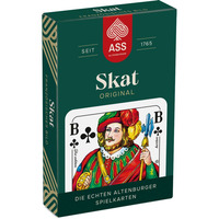 Cartamundi Skat französisches Bild in Faltschachtel, Kartenspiel 