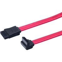 Digitus SATA Anschlusskabel, Stecker 90° abgewinkelt rot, 50cm