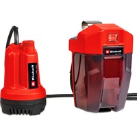 EINHELL Akku-Klarwasserpumpe GE-SP 18 Li - Solo, Tauch- / Druckpumpe rot/schwarz, ohne Akku und Ladegerät
