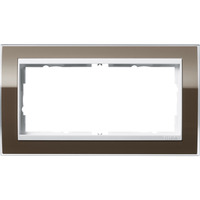 Gira Abdeckrahmen für reinweiß braun, Retail