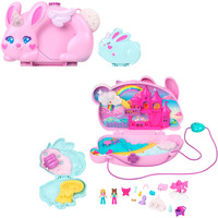 Mattel Polly Pocket 2-in-1-Bunny Fun Schatulle, Spielfigur 