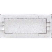 Merten Symbol neutral rechteckig, Schriftband transparent, Retail