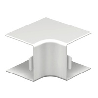 OBO Inneneckhaube zur Richtungsänderung der Wand-Decken-Kanäle WDK HI40040RW, Befestigung/Montage weiß, Retail