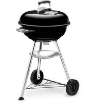 Weber Compact Kettle Ø 47cm, Holzkohlegrill schwarz