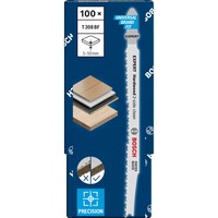 Bosch Professional Expert Stichsägeblatt T 308 BF 'Hardwood 2-side clean' 100 Stück