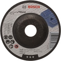Bosch Schruppscheibe Standard for Metal, Ø 115mm, Schleifscheibe Bohrung 22,23mm, A 24 P BF, gekröpft