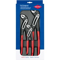 KNIPEX Alligator-Paket 00 20 09 V03, Zangen-Set rot, 3-teilig, gezahnte Griffflächen