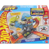 Mattel Hot Wheels City Gigantischer Gorilla Angriff, Spiel 
