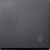 Merten Wippe Klingel für Wechselschalter, Kreuzschalter und Taster, 1-fach, anthrazit anthrazit, Retail