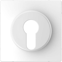 Merten Zentralplatte für genormte Profil-Halbzylinderschlösser mit 40 mm Länge weiß, Retail