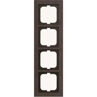 Busch-Jaeger Abdeckrahmen 4-fach, Abdeckung braun, Retail