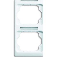 Busch-Jaeger Rahmen zwei fach senkrecht mit Sichtfenster weiß (glänzend), Retail