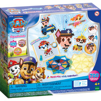 EPOCH Aquabeads Paw Patrol Mega Bastelset Bastelset mit 700 bunten Perlen und Motivvorlagen, Basteln 