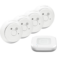 Homematic IP Starter Set Rauchwarnmelder - 4 Räume 1x Access Point 2, 4x Rauchwarnmelder