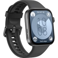 Huawei Watch Fit 3 (Solo-B09S), Smartwatch schwarz, Fluorelastomer-Armband in schwarz