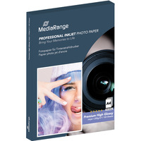 MediaRange Hochglänzendes Fotopapier, A4, 220g/m², 100 Blatt 